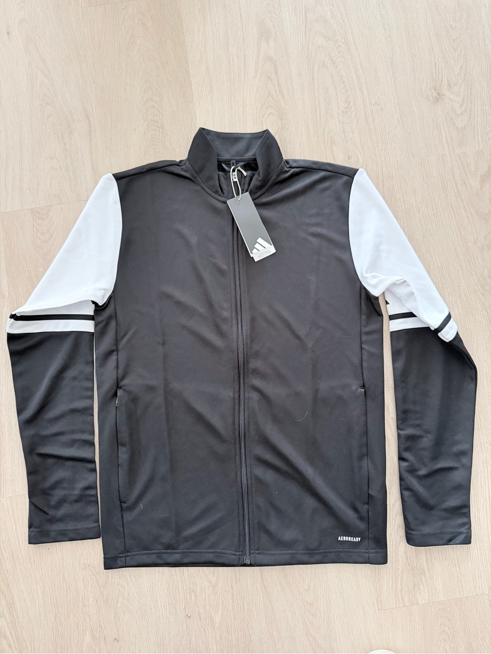 Adidas Men’s Black & White Track Jacket size S